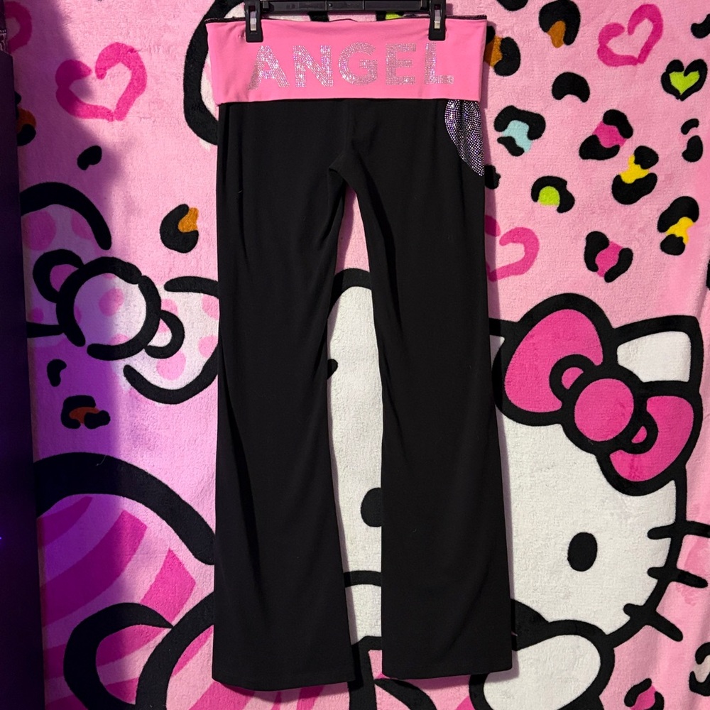 🪽Victoria’s Secret fold over flare yoga pants